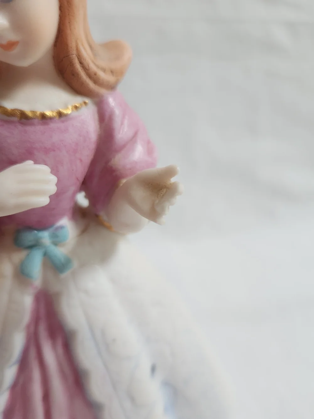 Vintage Potpourri Holder Girl Figurine Pomander AS IS